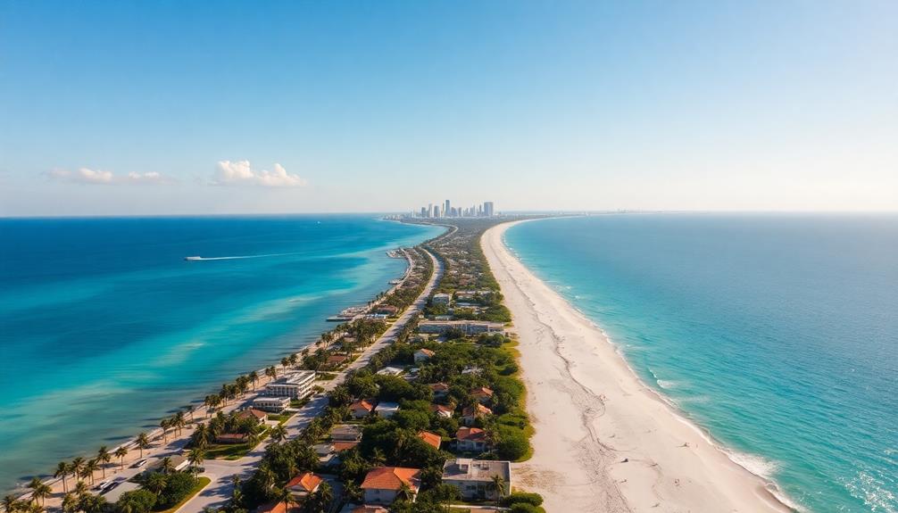 peaceful coastal community in florida