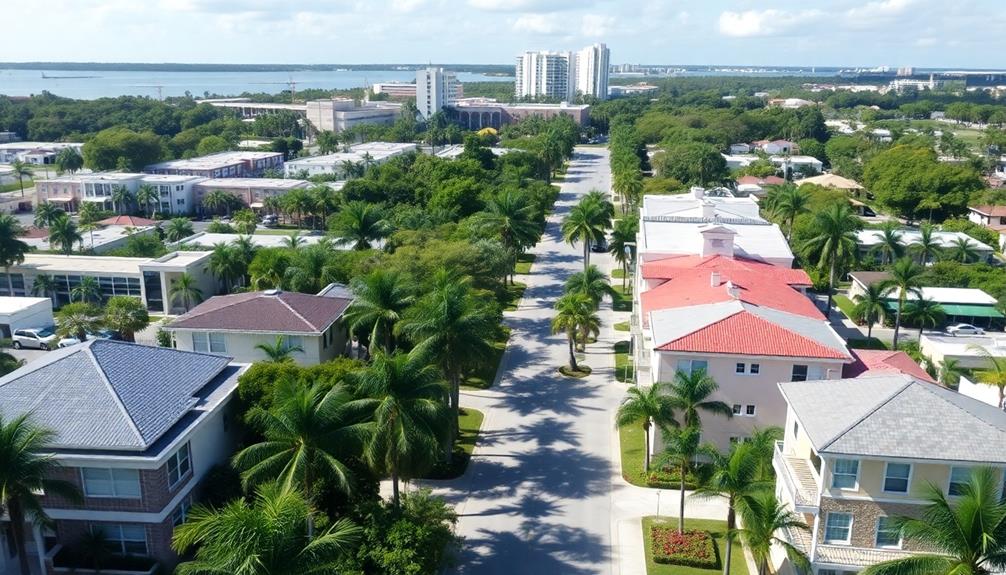 suburban community south of miami