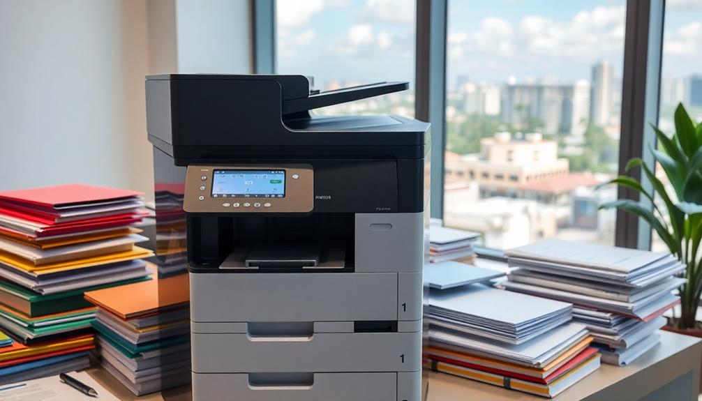 versatile paper based document management equipment